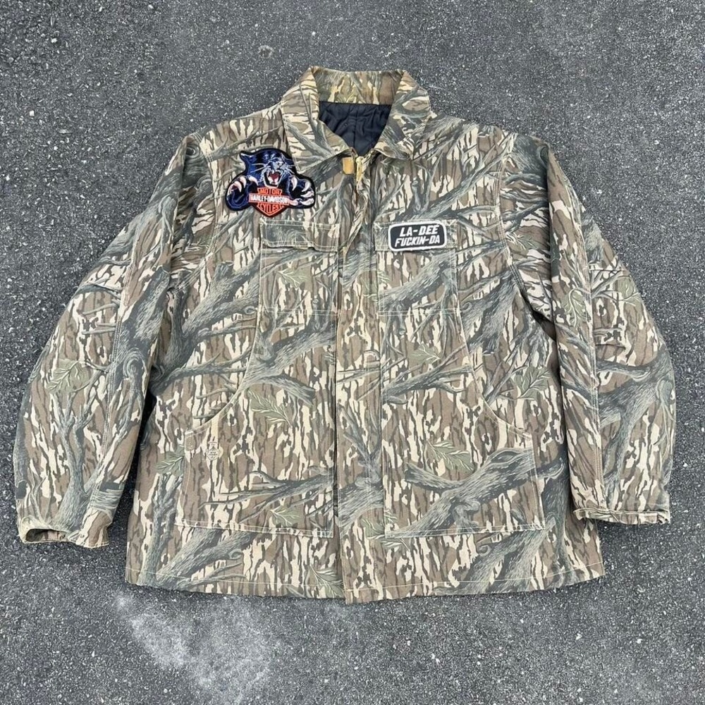 1990 Mossy Oak AOP Camo Carhartt Jacket size XL